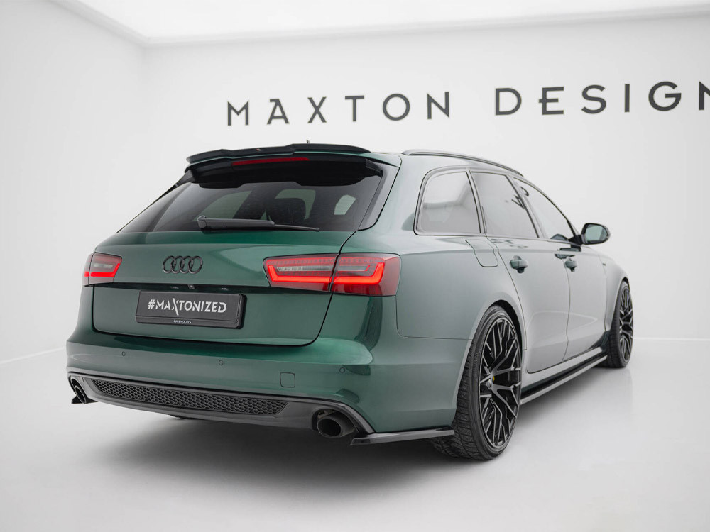 Maxton Spoiler CAP Audi A6 C7 Avant S-Line / S6 C7 Preface / Facelift