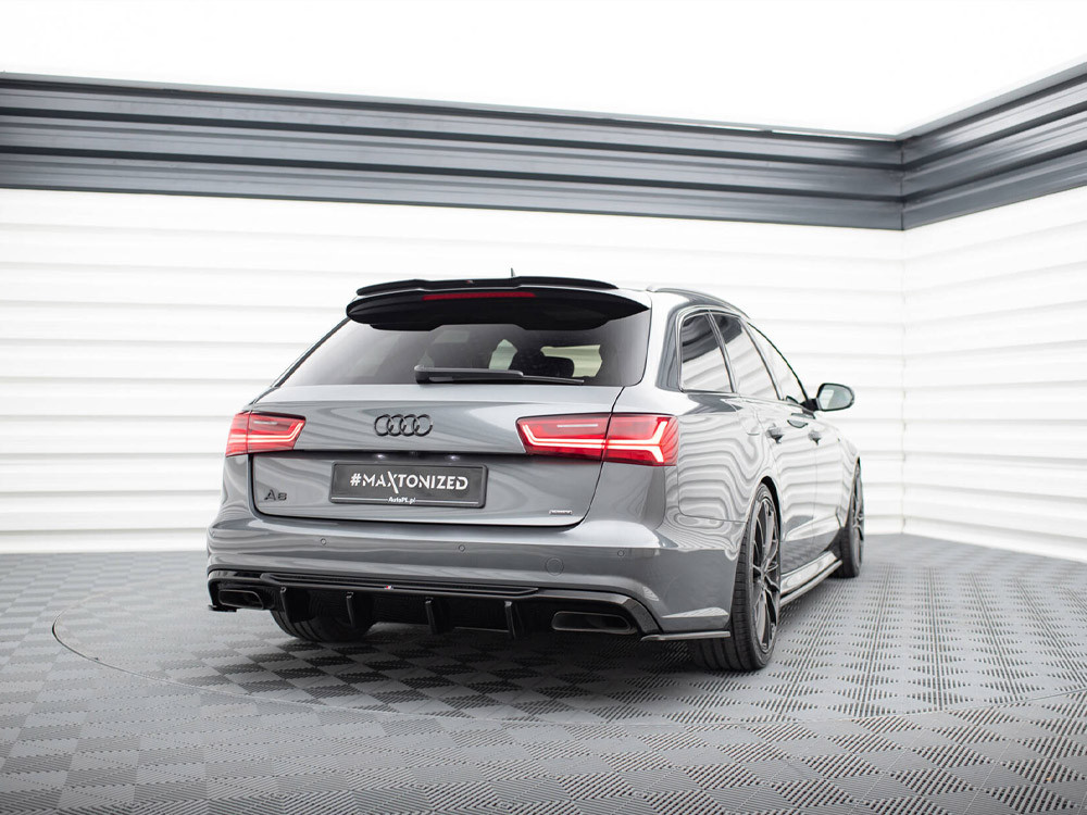 Maxton Spoiler CAP Audi A6 C7 Avant S-Line / S6 C7 Preface / Facelift