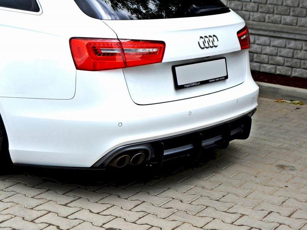 Maxton Rear Diffuser & Rear Side Splitters Audi A6 S-Line C7 Maxton Rear Diffuser & Rear Side Splitters Audi A6 S-Line C7