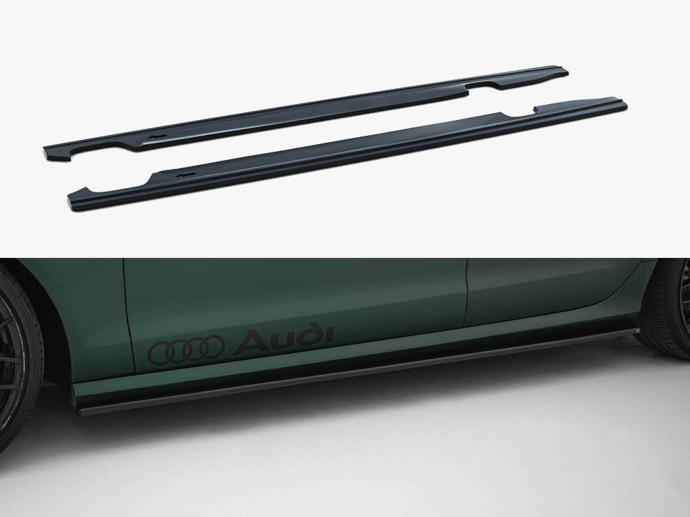 Maxton Side Skirts Diffusers Audi S6 / A6 S-Line C7 - Darkside