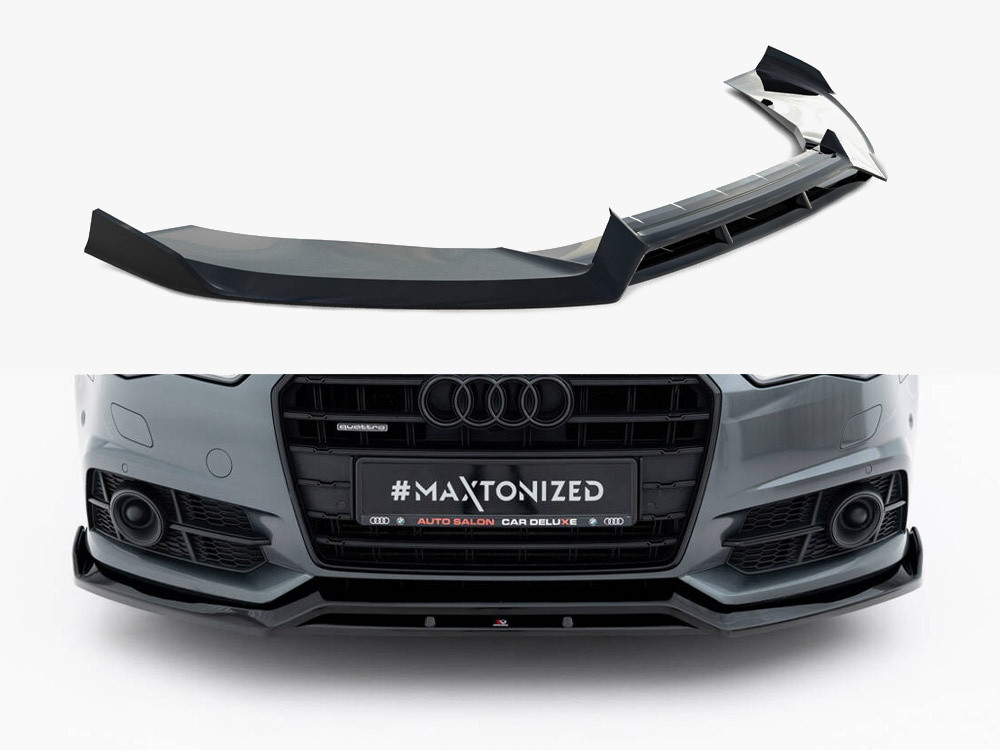 Maxton Front Splitter V.3 Audi A6 / A6 C7 S-Line / S6 C7 Facelift