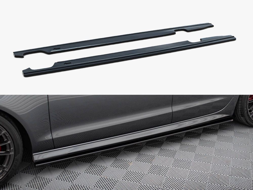 Maxton Side Skirts Diffusers Audi A6 / A6 C7 S-Line / S6 C7 Facelift