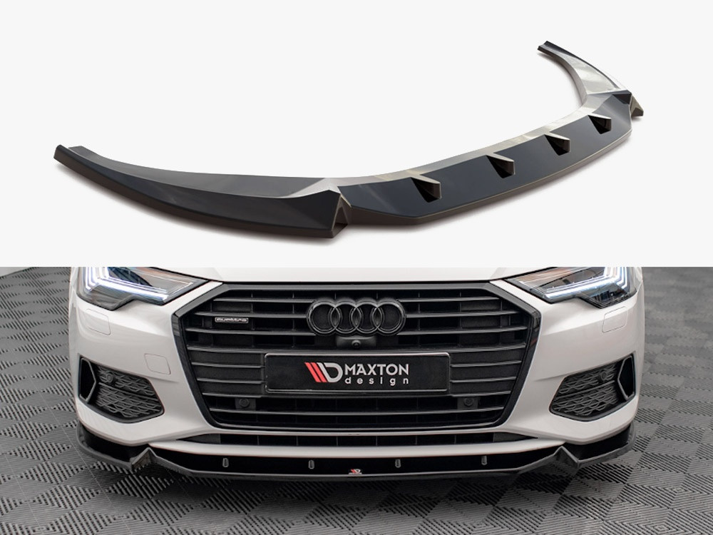 Maxton Front Splitter V.2 Audi A6 C8 Maxton Front Splitter V.2 Audi A6 C8