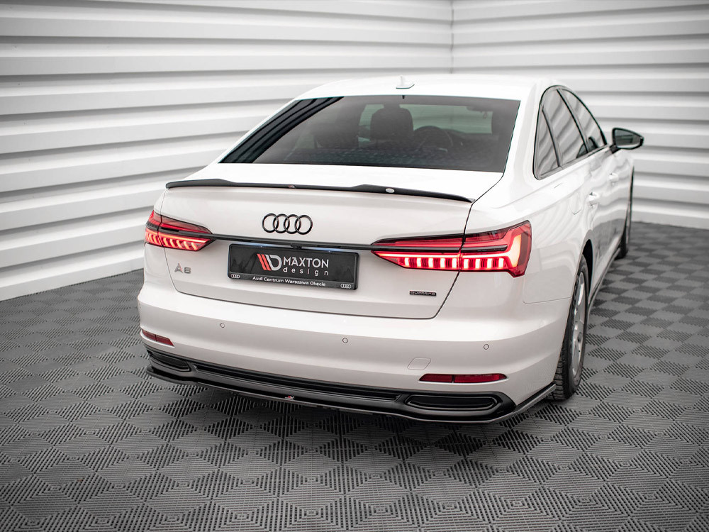 Maxton Central Rear Splitter Audi A6 C8