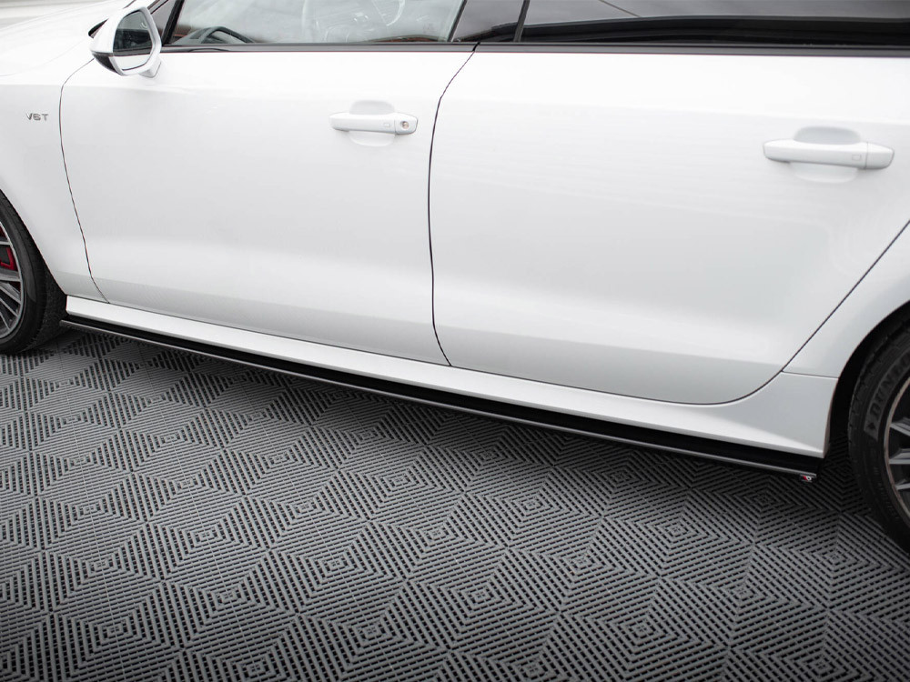 Maxton Side Skirts Diffusers Audi S7 / A7 S-Line C7 FL