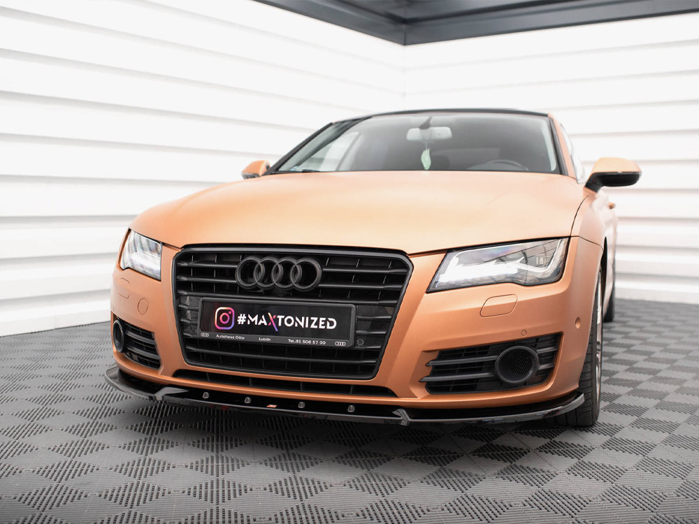 Maxton Front Splitter V.2 Audi A7 C7 Maxton Front Splitter V.2 Audi A7 C7