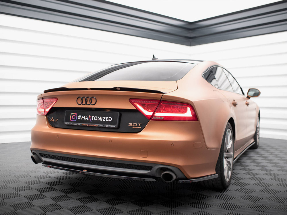 Maxton Rear Side Splitters V.2 Audi A7 S-Line C7