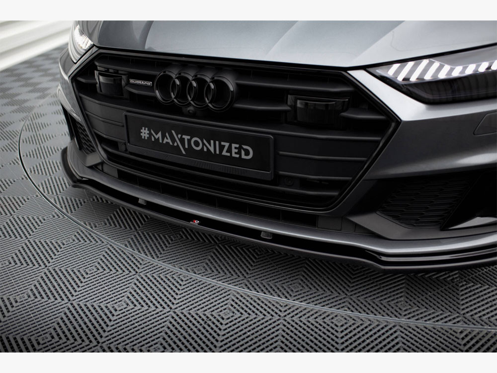 Maxton Front Splitter V.2 Audi A7 S-Line C8 / S7 C8 / C8 Facelift / S7 Facelift