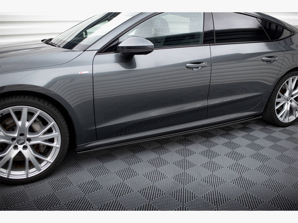 Maxton Side Skirts Diffusers Audi A7 S-Line C8 / S7 C8 / C8 Facelift / S7 Facelift