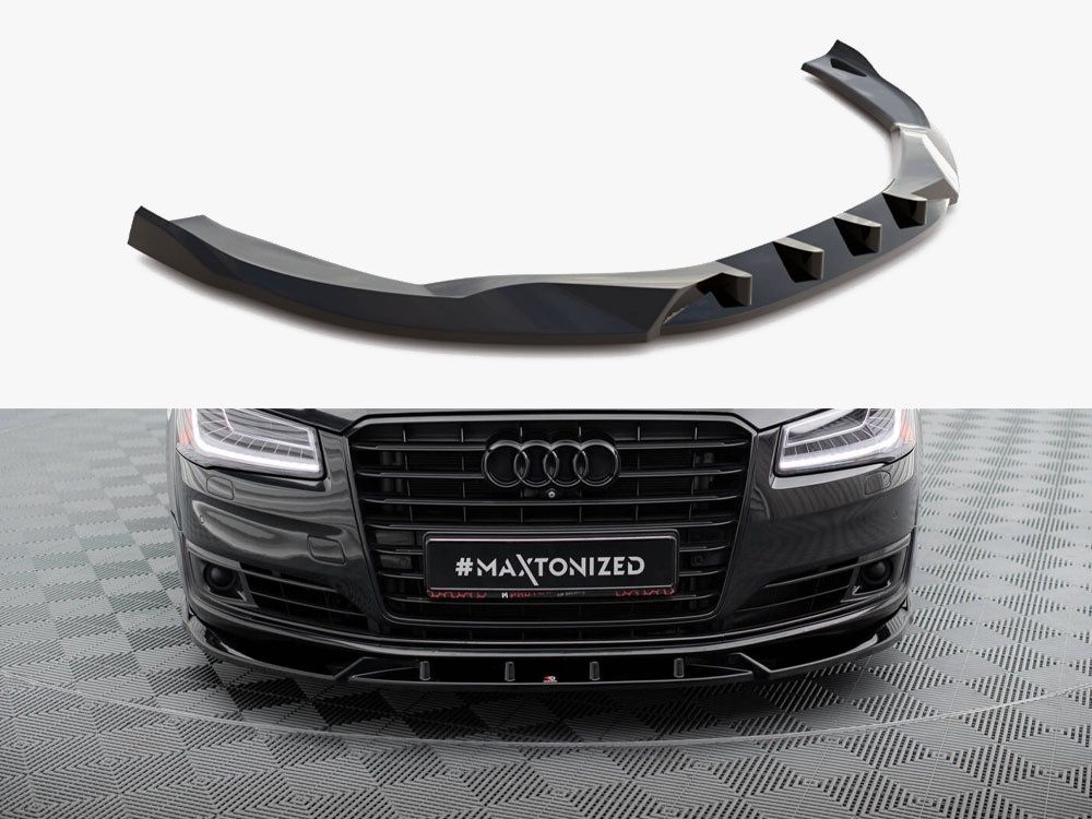 Maxton Front Splitter Audi A8 D4 Facelift Maxton Front Splitter Audi A8 D4 Facelift