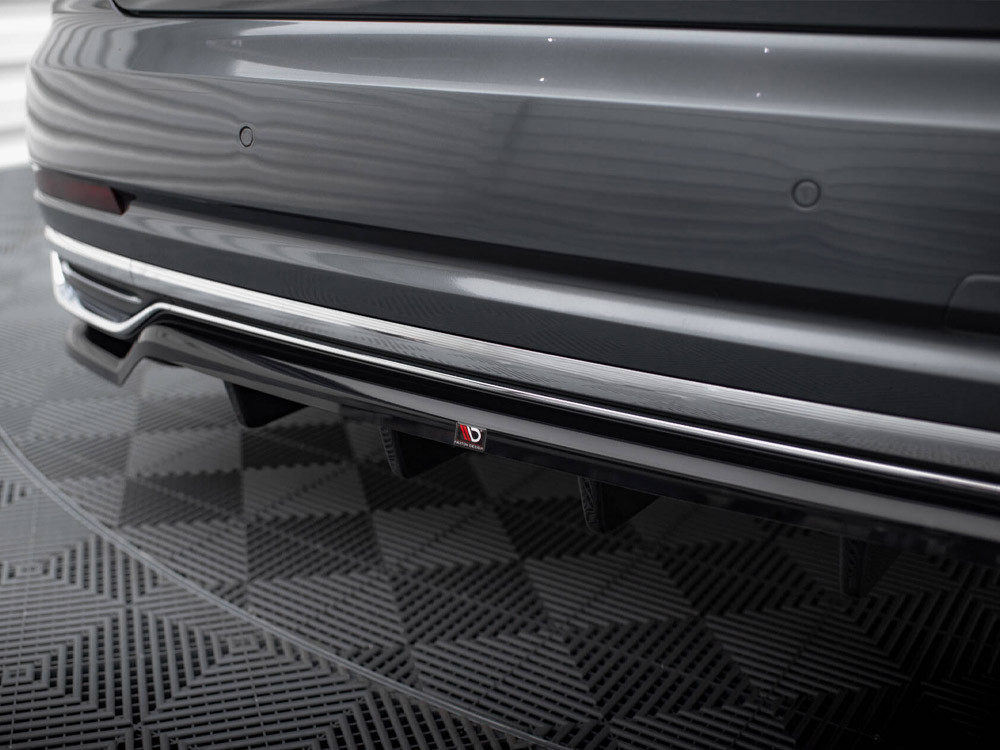 Maxton Central Rear Splitter (Vertical Bars) Audi A8 D5 Maxton Central Rear Splitter (Vertical Bars) Audi A8 D5