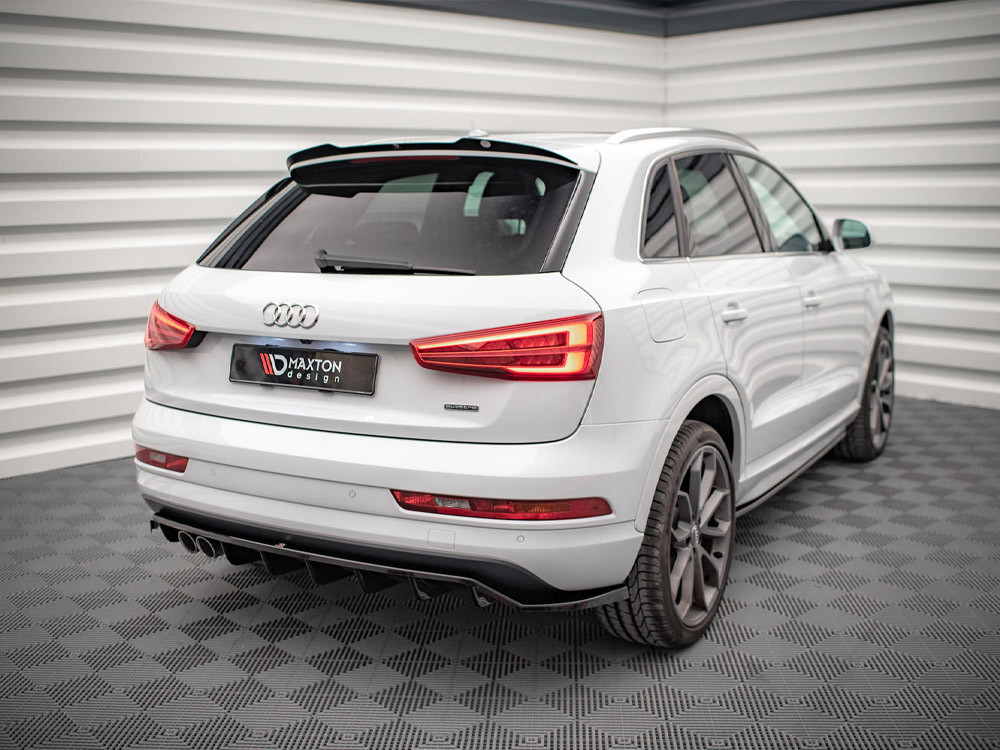 Maxton Spoiler CAP Audi Q3 Sport 8U Facelift / S-Line 8U Maxton Spoiler CAP Audi Q3 Sport 8U Facelift / S-Line 8U