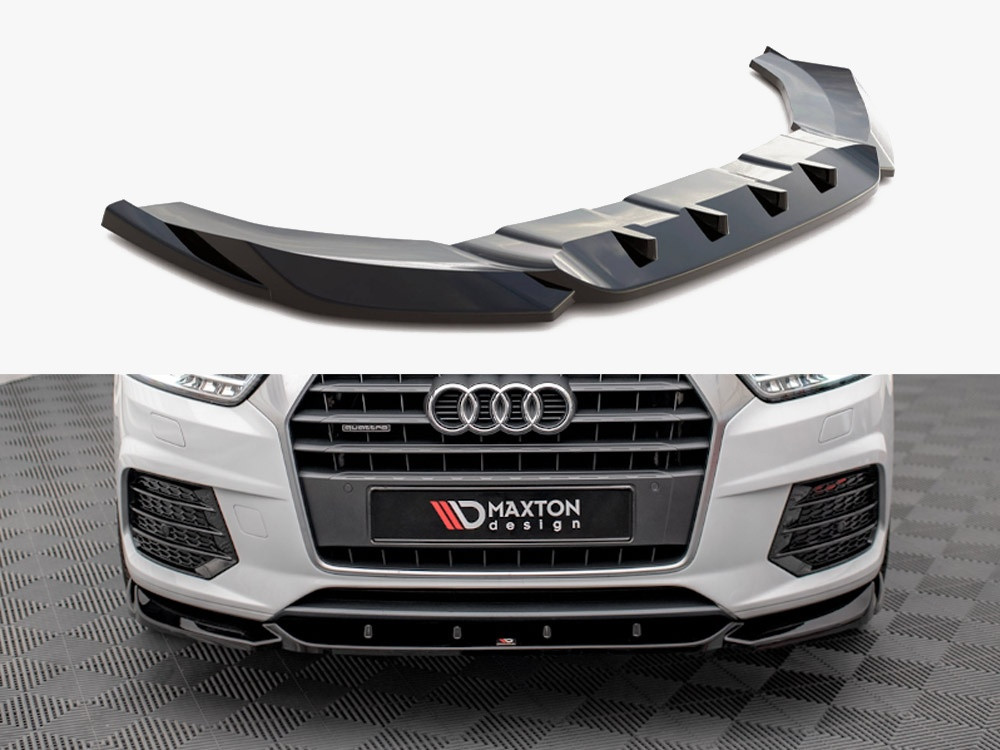 Maxton Front Splitter V.1 Audi Q3 Sport 8U Facelift Maxton Front Splitter V.1 Audi Q3 Sport 8U Facelift