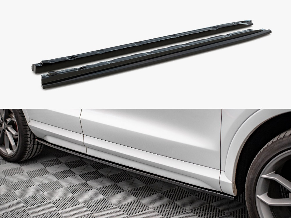 Maxton Side Skirts Diffusers Audi Q3 Sport 8U Facelift