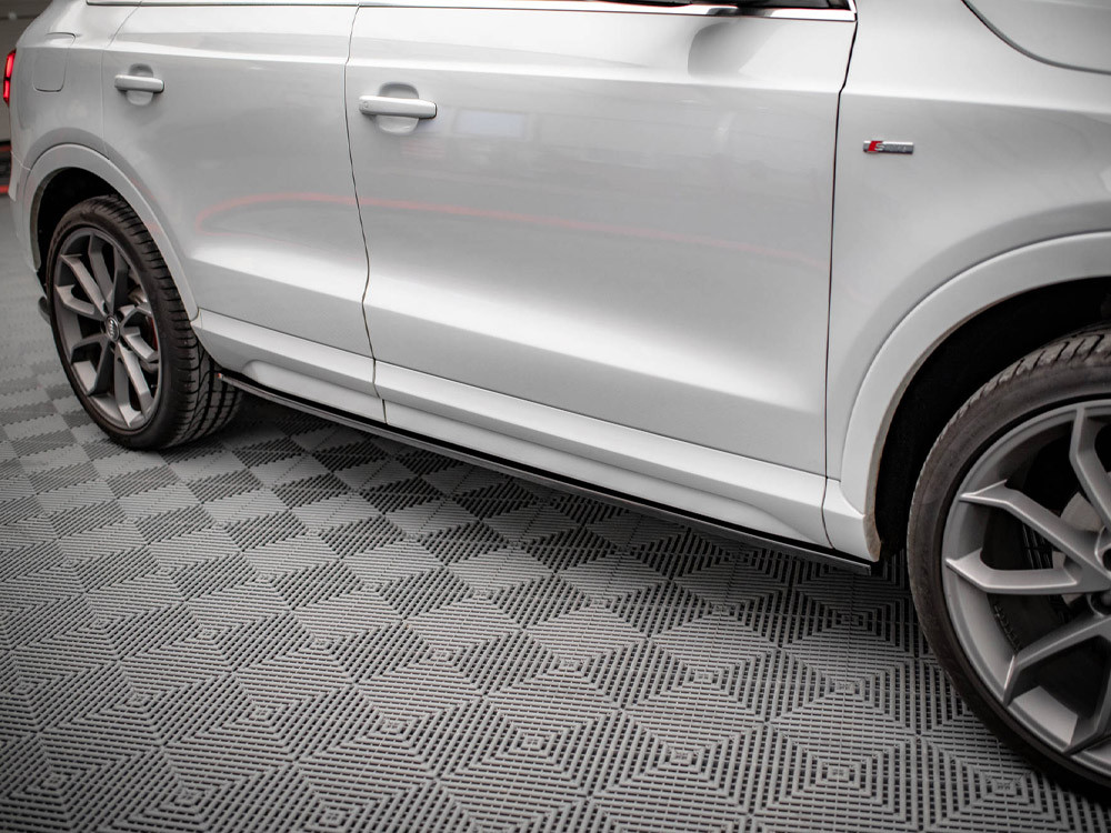 Maxton Side Skirts Diffusers Audi Q3 Sport 8U Facelift