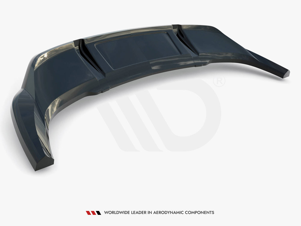 Maxton Central Rear Splitter (Vertical Bars) Audi Q3 Sportback F3