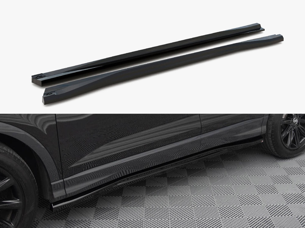 Maxton Side Skirts Diffusers Audi Q3 Sportback F3 Maxton Side Skirts Diffusers Audi Q3 Sportback F3