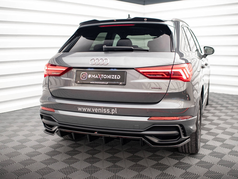 Maxton Spoiler CAP Audi Q3 S-Line F3