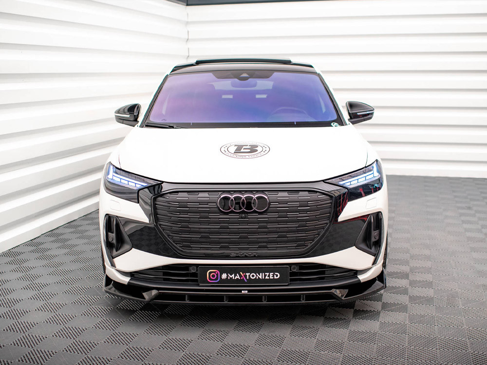 Maxton Front Splitter V.2 Audi Q4 e-Tron Sportback Mk1