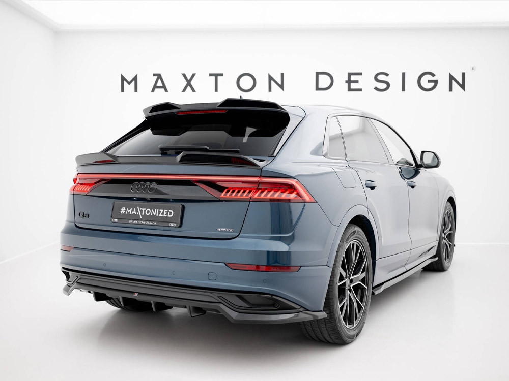 Maxton Rear Splitter (Vertical Bars) Audi Q8 Mk1 Maxton Rear Splitter (Vertical Bars) Audi Q8 Mk1