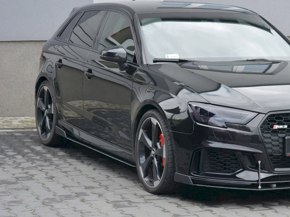 Maxton Racing Side Skirts Diffusers V.2 Audi RS3 8V Facelift Sportback (2017-20)
