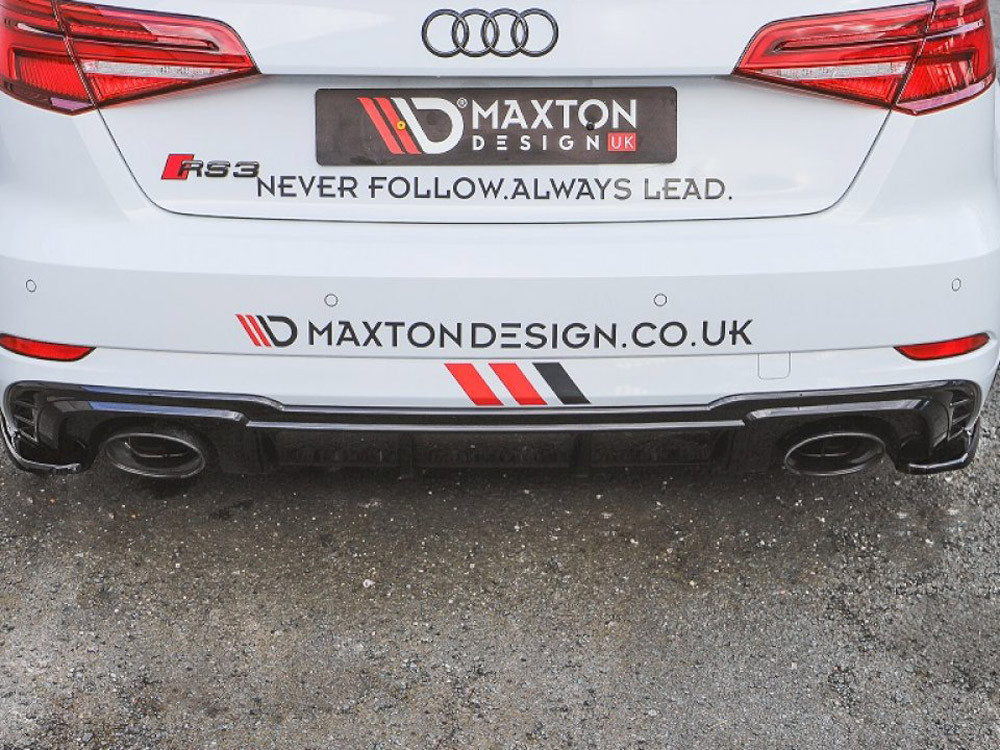 Maxton Rear Side Splitters Audi RS3 8V Facelift Sportback