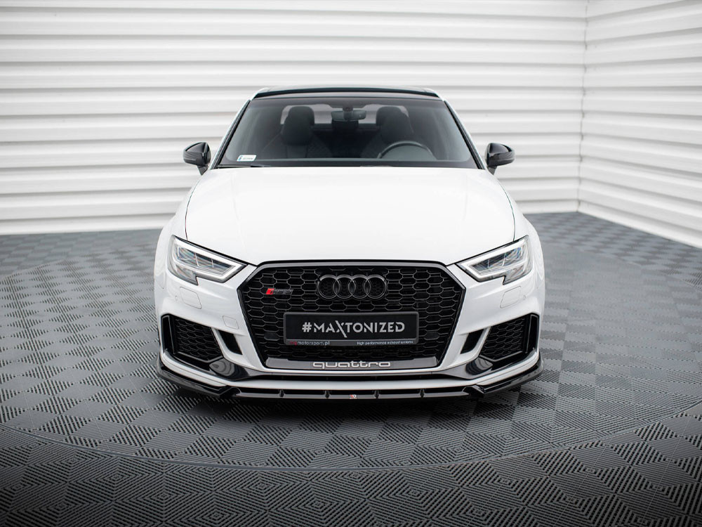 Maxton Front Splitter V.3 Audi RS3 Sedan 8V Facelift Maxton Front Splitter V.3 Audi RS3 Sedan 8V Facelift