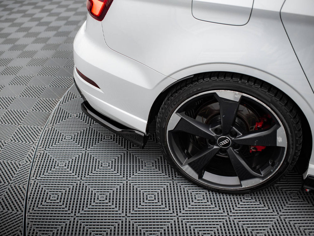 Maxton Rear Side Splitters V.3 Audi RS3 Sedan 8V Facelift Maxton Rear Side Splitters V.3 Audi RS3 Sedan 8V Facelift