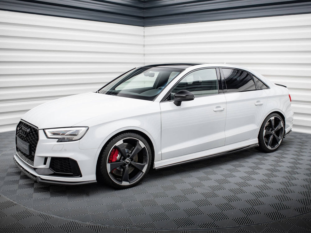 Maxton Side Skirts Diffusers V.2 Audi RS3 Sedan 8V Facelift