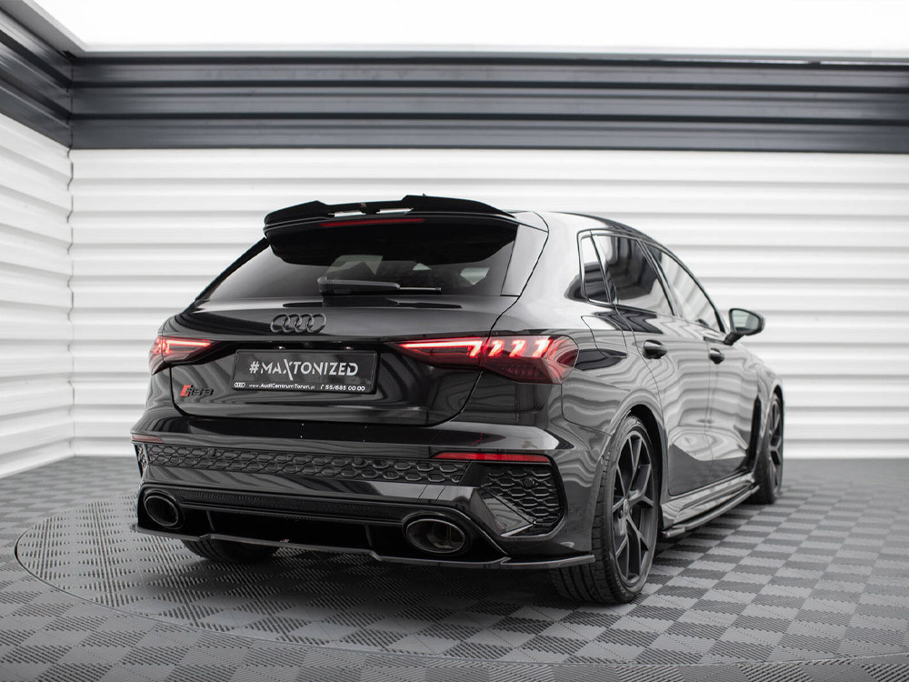 Maxton Central Rear Splitter Audi RS3 Sportback 8Y Maxton Central Rear Splitter Audi RS3 Sportback 8Y