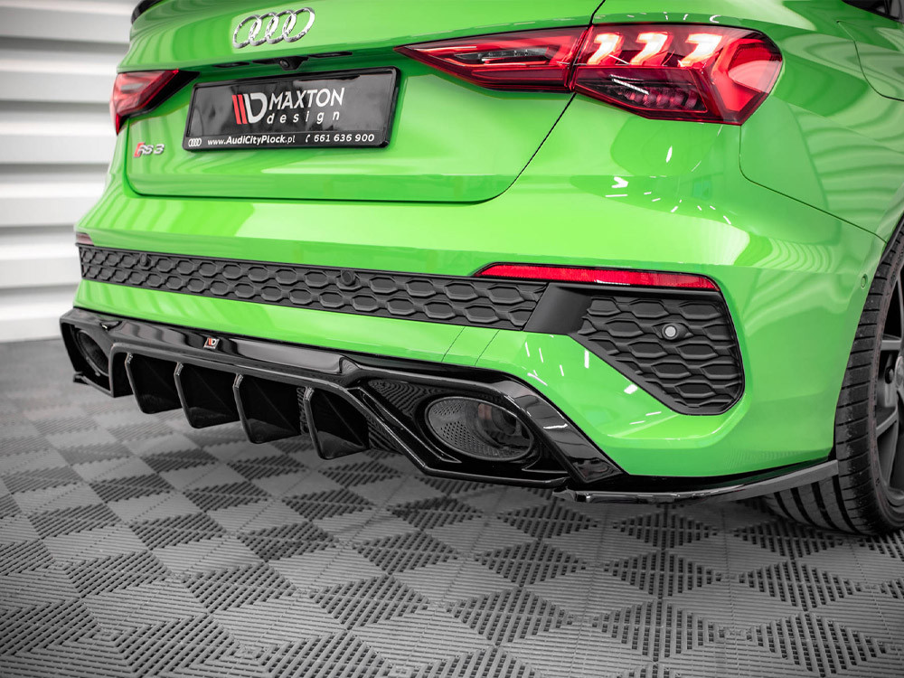 Maxton Rear Side Splitters Audi RS3 Sedan 8Y