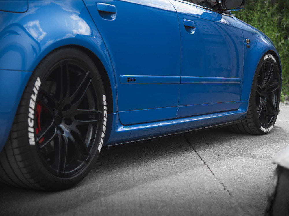 Maxton Side Skirts Splitters Audi RS4 B7 Maxton Side Skirts Splitters Audi RS4 B7