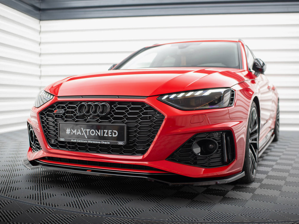 Maxton Front Splitter V.1 Audi RS4 B9 Facelift Maxton Front Splitter V.1 Audi RS4 B9 Facelift