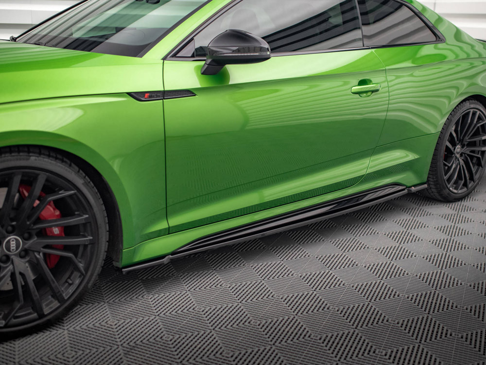 Maxton Side Skirts Diffusers Audi RS5 Coupe F5 Facelift Maxton Side Skirts Diffusers Audi RS5 Coupe F5 Facelift