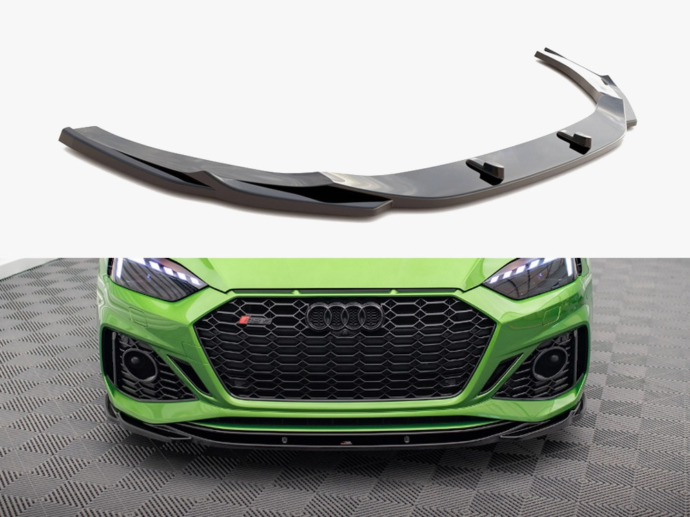 Maxton Front Splitter V.3 Audi RS5 F5 Facelift Maxton Front Splitter V.3 Audi RS5 F5 Facelift