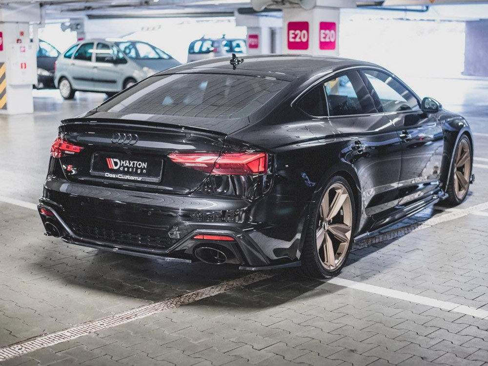 Maxton Side Skirts Diffusers Audi RS5 Sportback F5 Facelift Maxton Side Skirts Diffusers Audi RS5 Sportback F5 Facelift