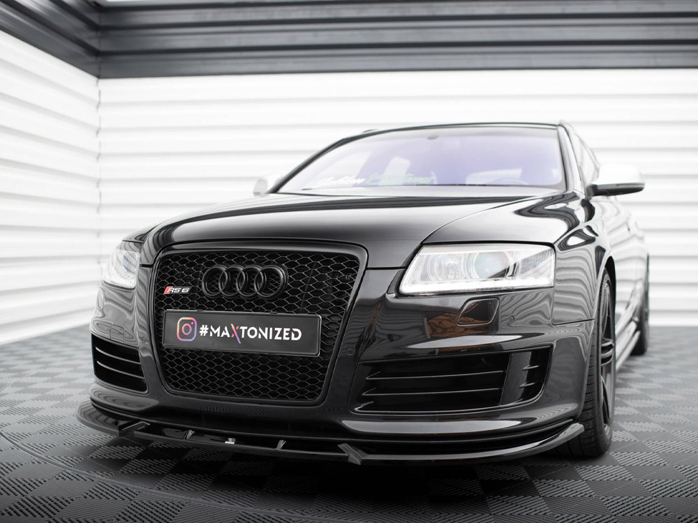 Maxton Front Splitter V.2 Audi RS6 Avant C6