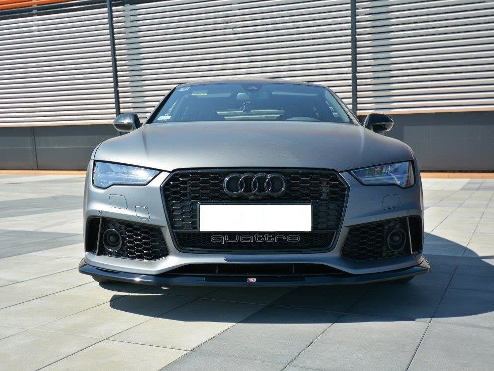 Maxton Front Splitter V.2 Audi RS7 C7 Maxton Front Splitter V.2 Audi RS7 C7