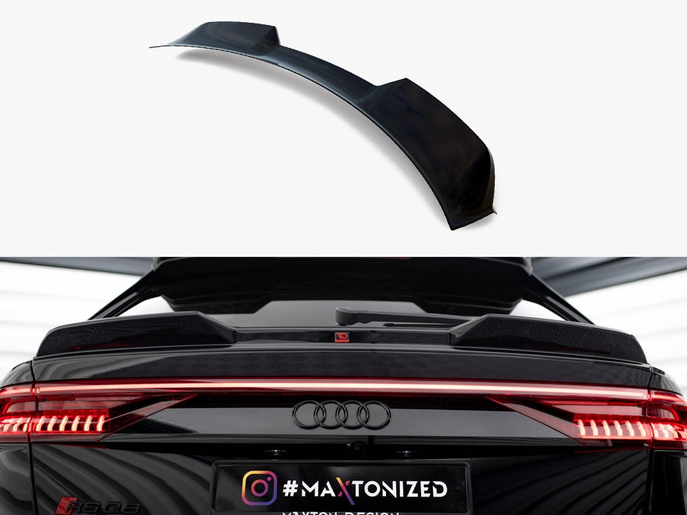 Maxton Lower Spoiler CAP 3D Audi Q8 / RSQ8 / SQ8 / Q8 S-Line Mk1