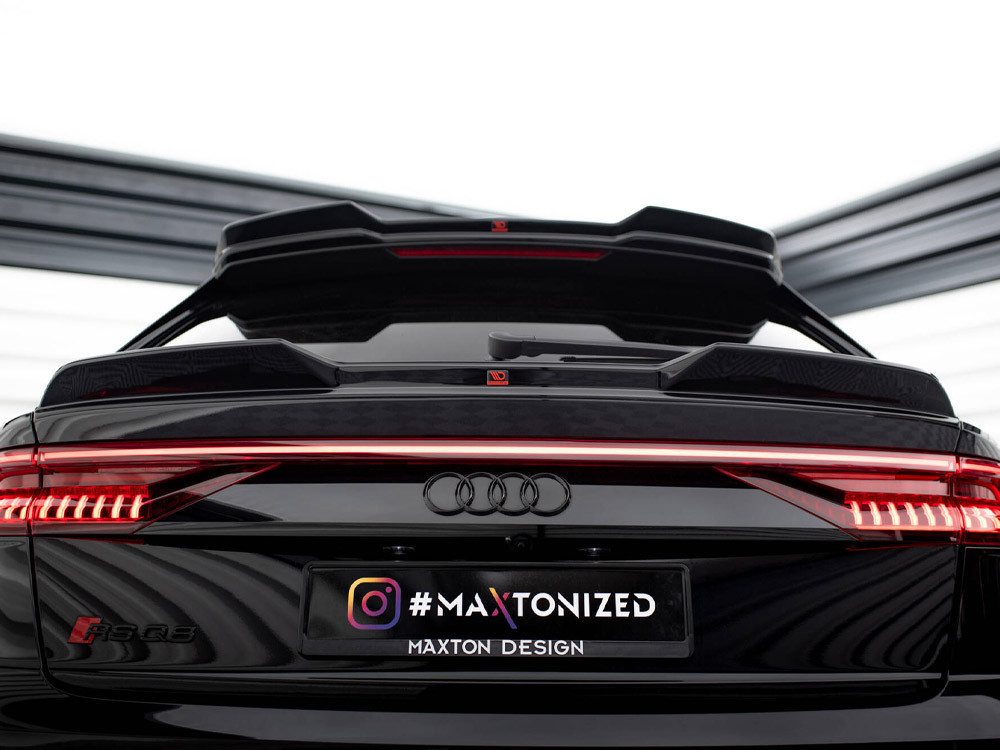 Maxton Lower Spoiler CAP 3D Audi Q8 / RSQ8 / SQ8 / Q8 S-Line Mk1
