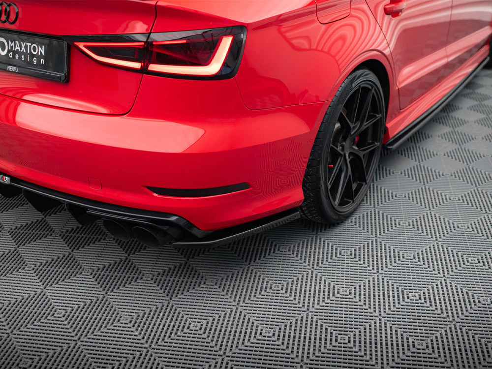 Maxton Rear Side Splitters Audi S3 Sedan 8V (2013-2016)