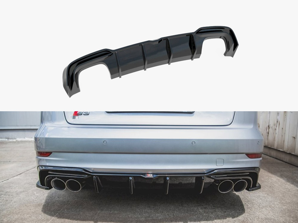 Maxton Rear Valance Audi S3 Sedan 8V Facelift (2016-2020)