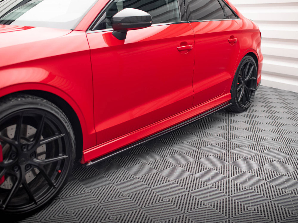 Maxton Side Skirts Diffusers V.1 Audi S3 / A3 S-Line 8V / 8V FL Sedan (2013-2020) Maxton Side Skirts Diffusers V.1 Audi S3 / A3 S-Line 8V / 8V FL Sedan (2013-2020)