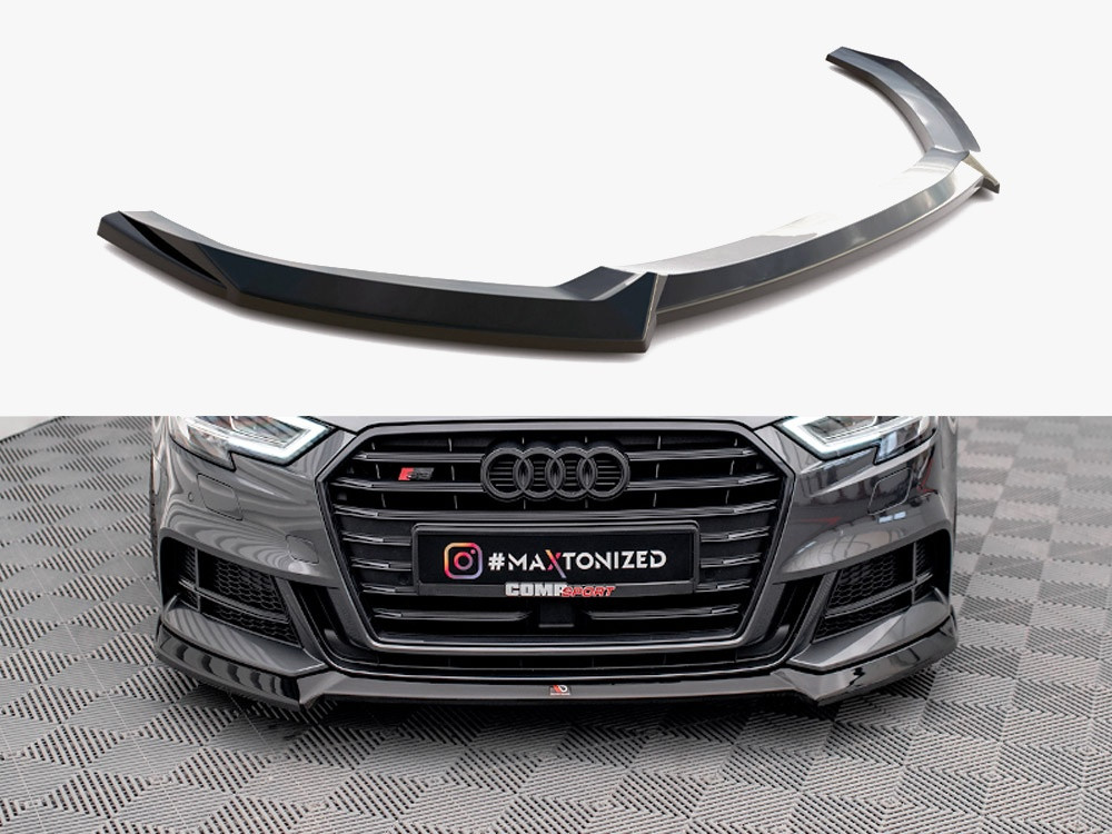 Maxton Front Splitter V.3 Audi S3 / A3 S-Line Sportback 8V Facelift