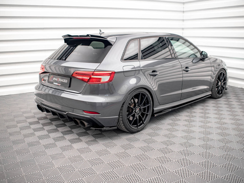 Maxton Rear Side Splitters V.1 Audi S3 Sportback 8V Facelift