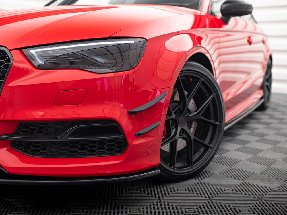 Maxton Front Bumper Wings (Canards) Audi S3 / A3 S-Line 8V Sedan / Cabrio Maxton Front Bumper Wings (Canards) Audi S3 / A3 S-Line 8V Sedan / Cabrio