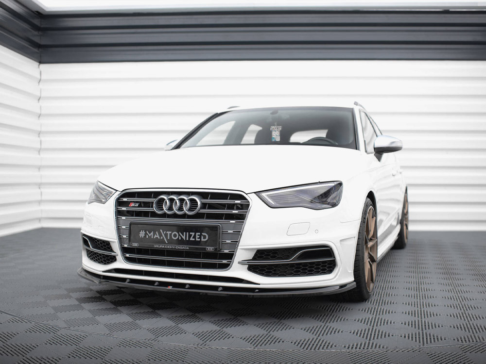 Maxton Front Splitter V.1 Audi S3 / A3 S-Line Sportback / Hatchback 8V Maxton Front Splitter V.1 Audi S3 / A3 S-Line Sportback / Hatchback 8V