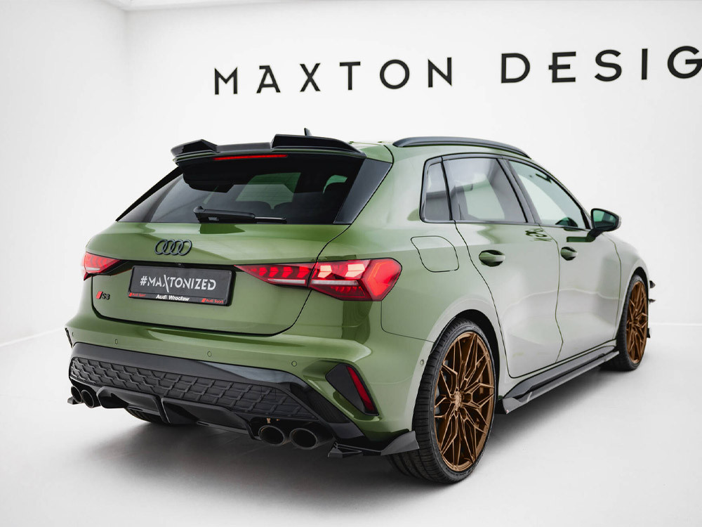 Maxton Rear Side Splitters V.2 Audi S3 Sportback Facelift