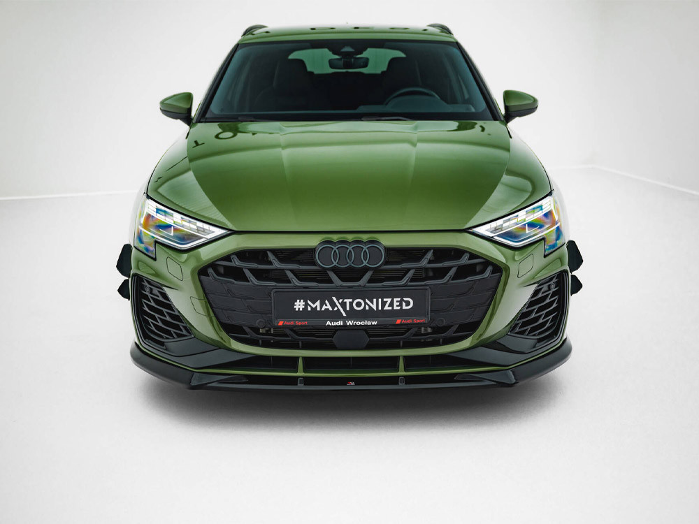 Maxton Front Splitter V.1 Audi S3 Sportback / A3 S-Line Sportback 8Y Facelift Maxton Front Splitter V.1 Audi S3 Sportback / A3 S-Line Sportback 8Y Facelift