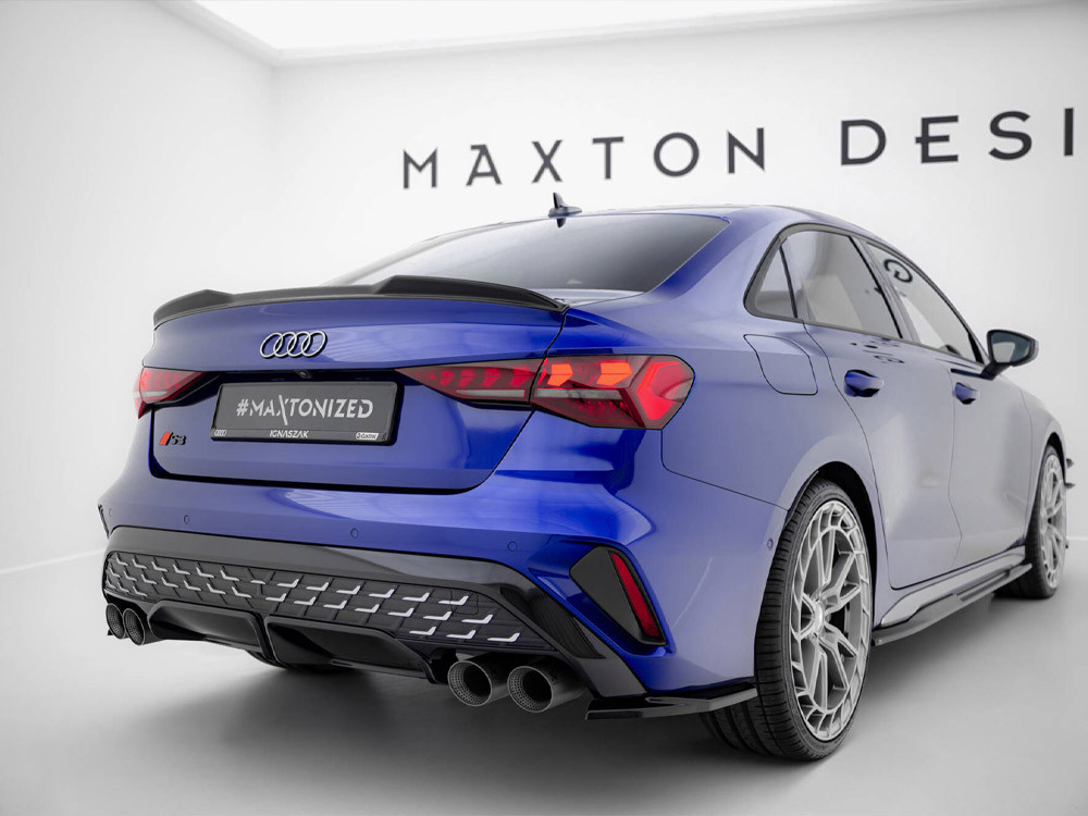 Maxton Rear Side Splitters V.1 Audi S3 Sedan 8Y Facelift